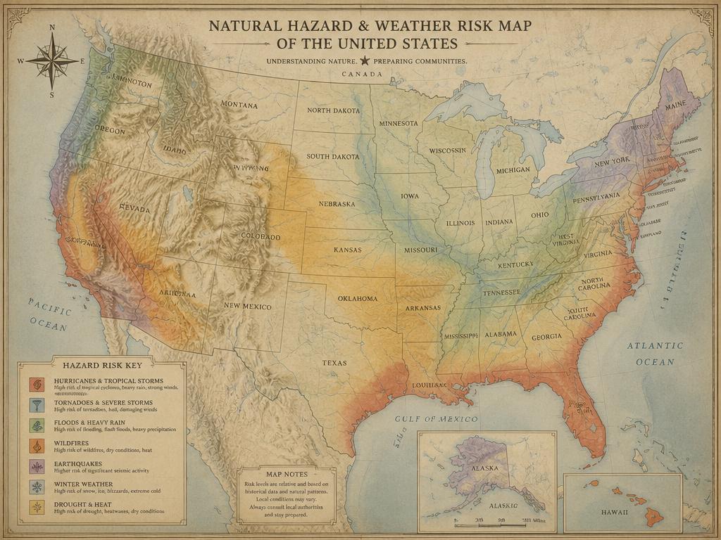 The Safest U.S. States for Natural Disasters